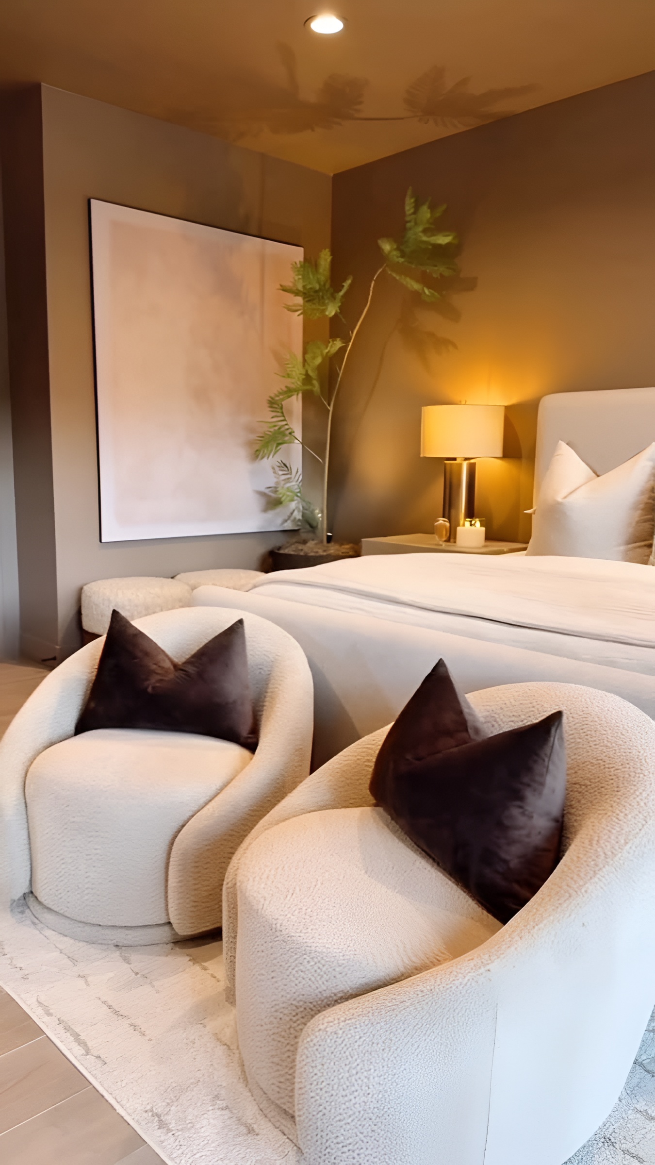 Bedroom seating by David Wang Custom Furniture