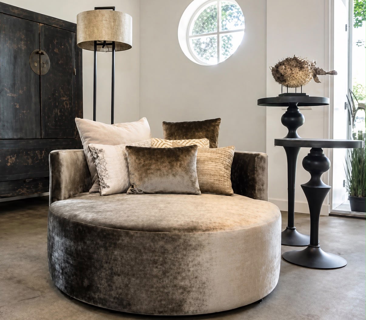 Interior feature piece by David Wang Custom Furniture