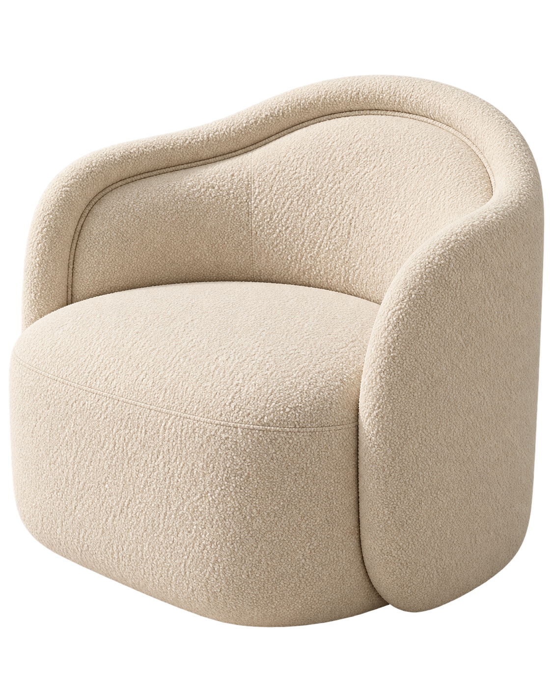 Boucle Lounge Chair