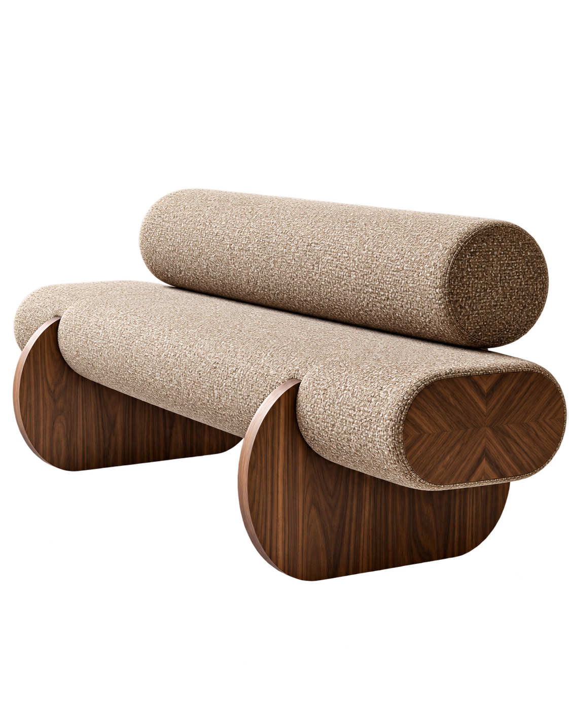 Sculptural Bolster Sofa